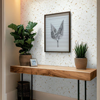 MSI Calacatta Gold Matte 1x3 Herringbone — surface detail in gold tonality