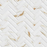 MSI Calacatta Gold Matte 1x3 Herringbone