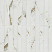 Calacatta Gold Matte 1x6 Stack Pattern