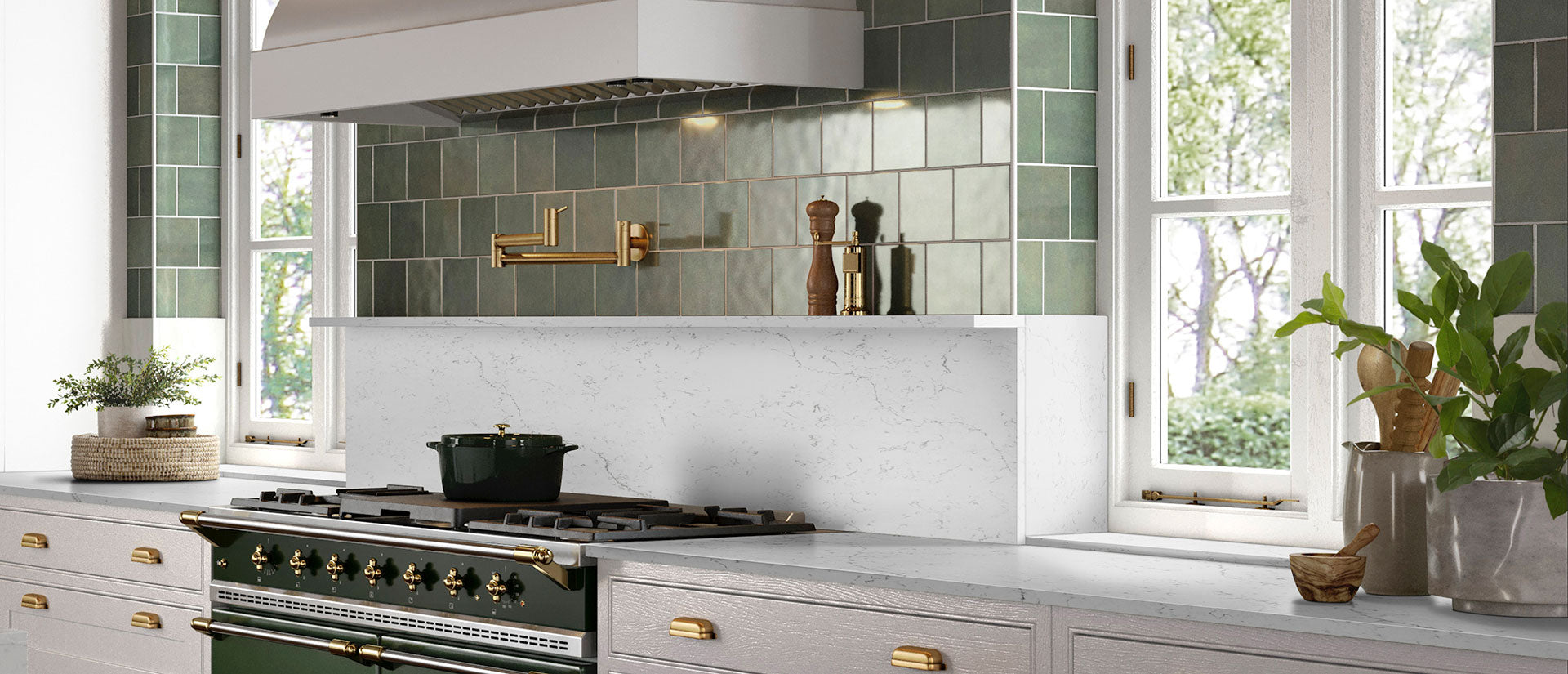 MSI Calacatta Lavasa - Quartz Island Countertop