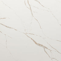 MSI Calacatta Laza Oro Quartz — surface detail in natural tonality