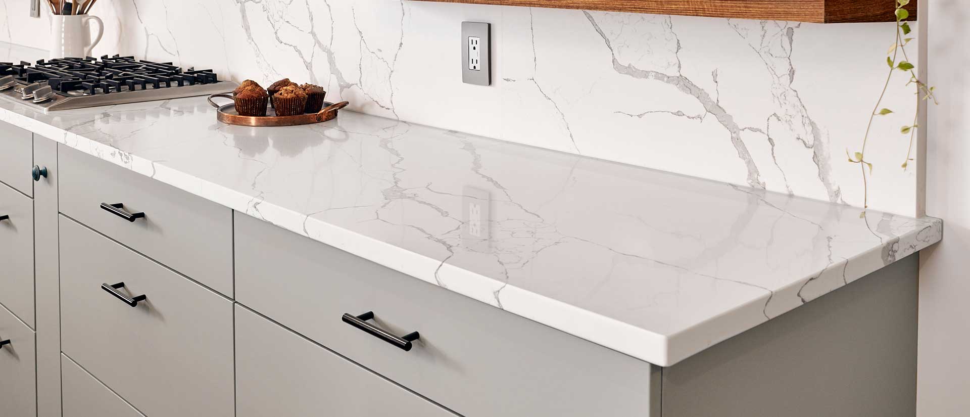 MSI Calacatta Laza - Quartz Island Countertop