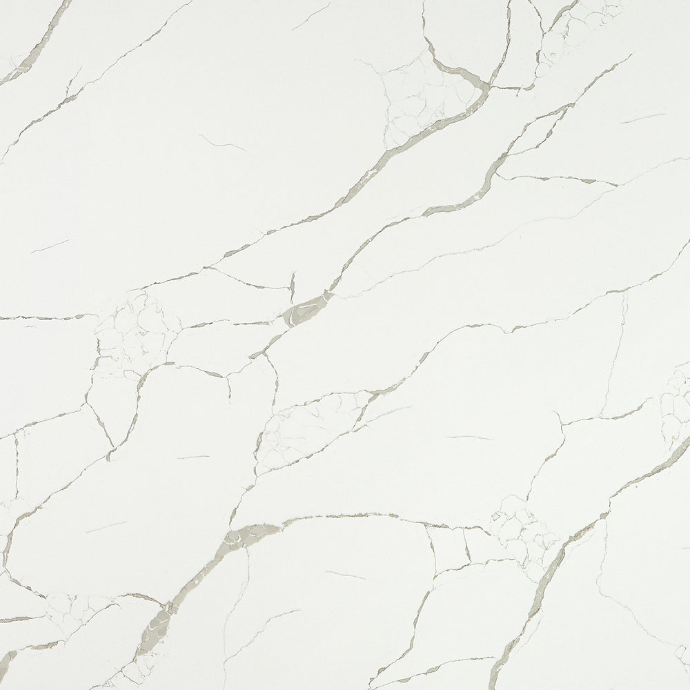 MSI Calacatta Laza Quartz — Pre-Fab Countertop factory-finished eased edge ready for install