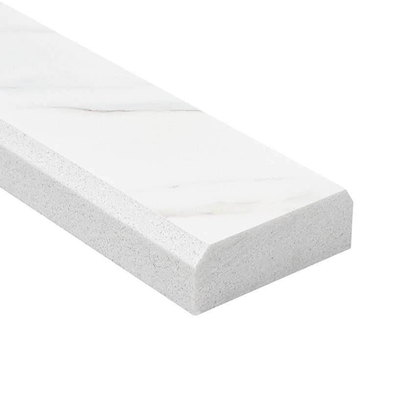 MSI Calacatta Nowy 2x36x0.62 Polished Double Beveled Threshold — Marble Threshold
