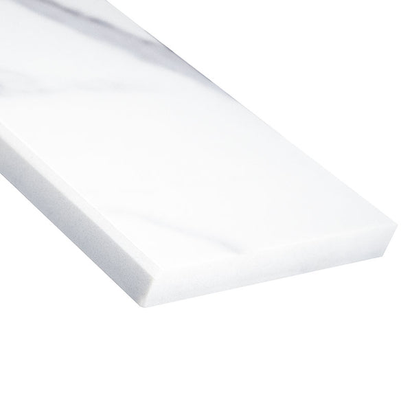 MSI Calacatta Nowy 6x73x0.75 Polished Single Beveled Threshold