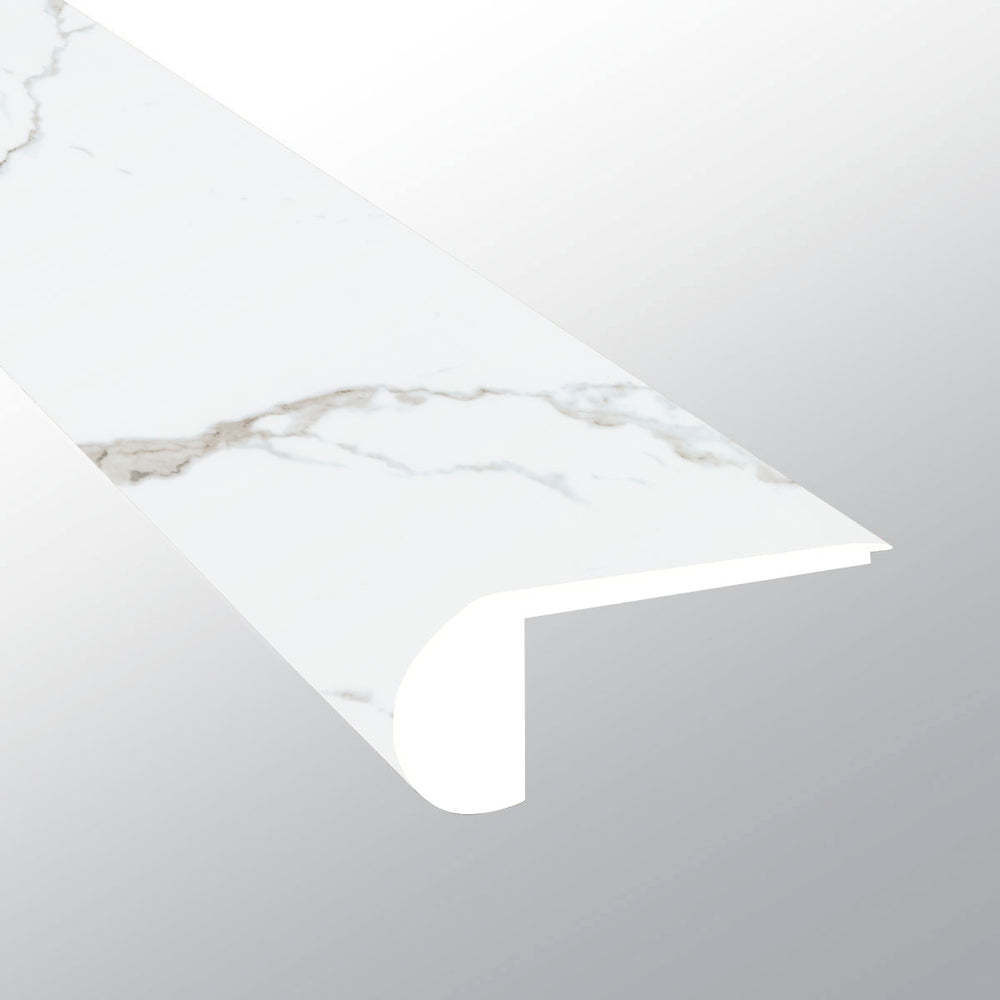 MSI Trecento Calacatta Serra Flush Stair Nose flooring trim from Citadel Spaces — premium surface shipped nationwide