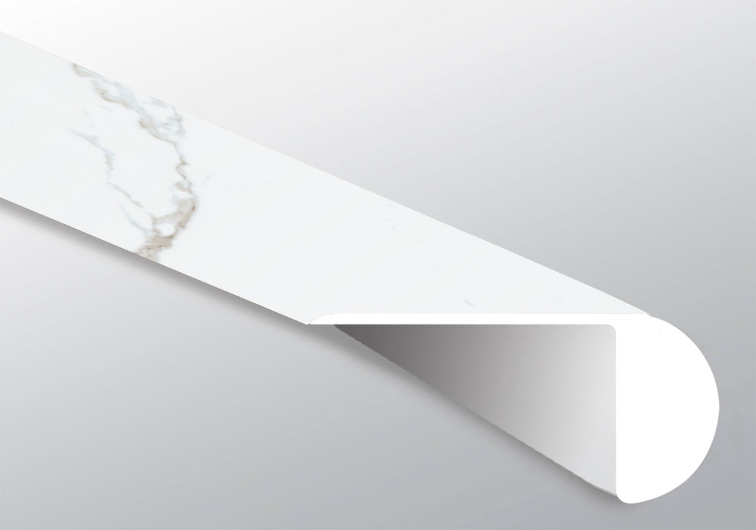 MSI Trecento Calacatta Serra Overlapping Stair Nose