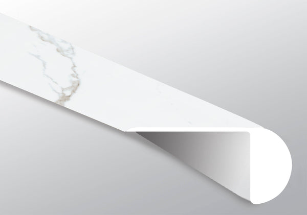 MSI Trecento Calacatta Serra Overlapping Stair Nose