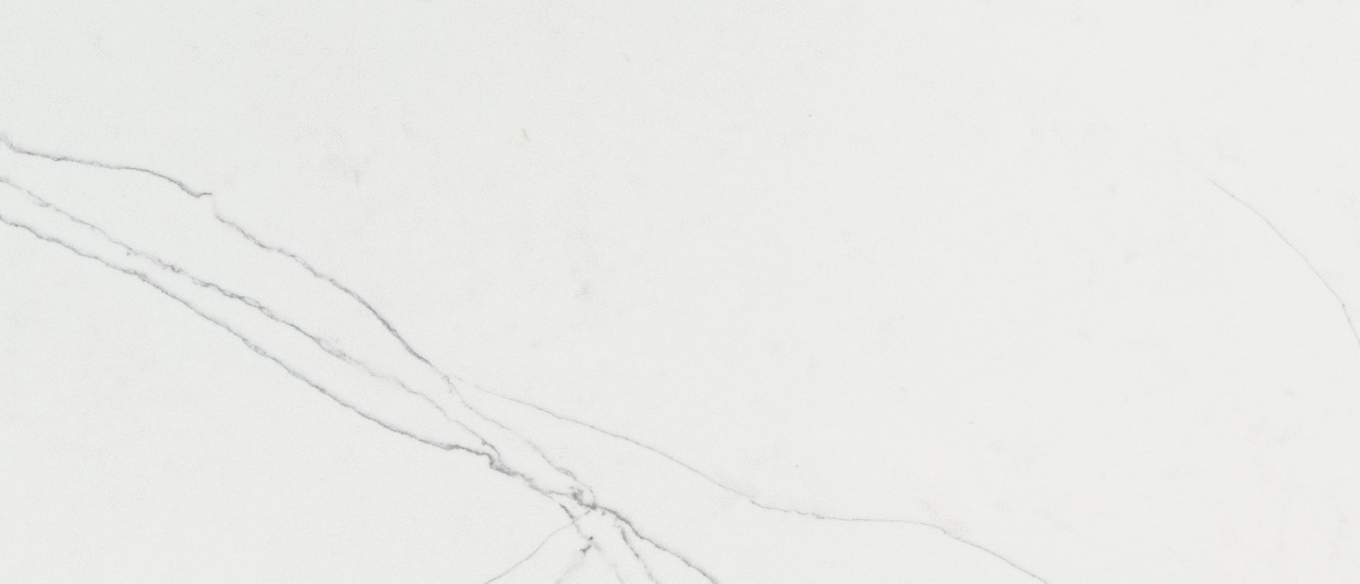 MSI Calacatta Trevi quartz slab close up