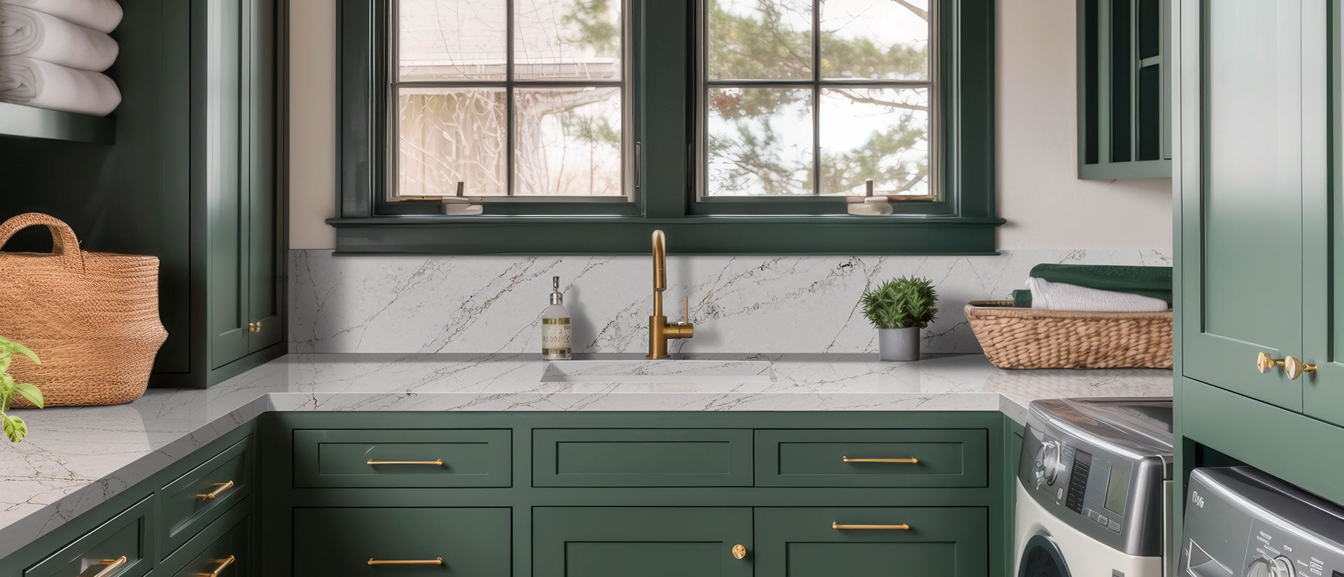 MSI Calacatta Viraldi quartz pre-fabricated countertop