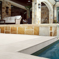 MSI Caldera Blanca Porcelain Coping — surface detail in natural tonality