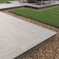 MSI Caldera Grigia Porcelain Paver — surface detail in natural tonality
