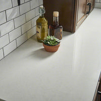 MSI Highland Park Whisper White Subway Tile 3x6 — surface detail in white tonality
