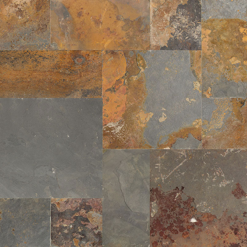 California Gold Patterns Slate Tile