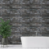 MSI Brickstone Charcoal 2x10 Brick Tile