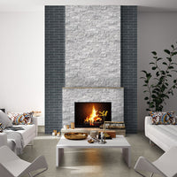 MSI Arabescato Carrara Rockmount — surface detail in natural tonality