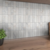 MSI Capri Blue Honed 2x6 Subway Tile — surface detail in blue tonality