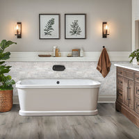 MSI Capri Blue Honed 2x6 Subway Tile — surface detail in blue tonality