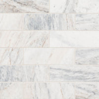 MSI Capri Blue Honed 2x6 Subway Tile — Natural Stone Mosaic in blue tonality
