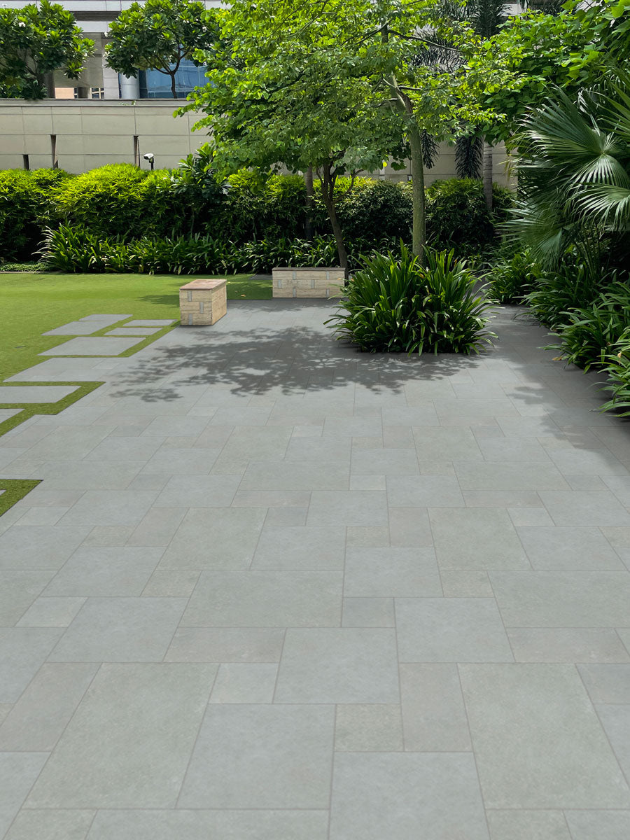 MSI Caribbean Blue Granite Paver — surface detail in blue tonality