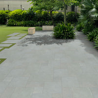 MSI Caribbean Blue Granite Paver — surface detail in blue tonality