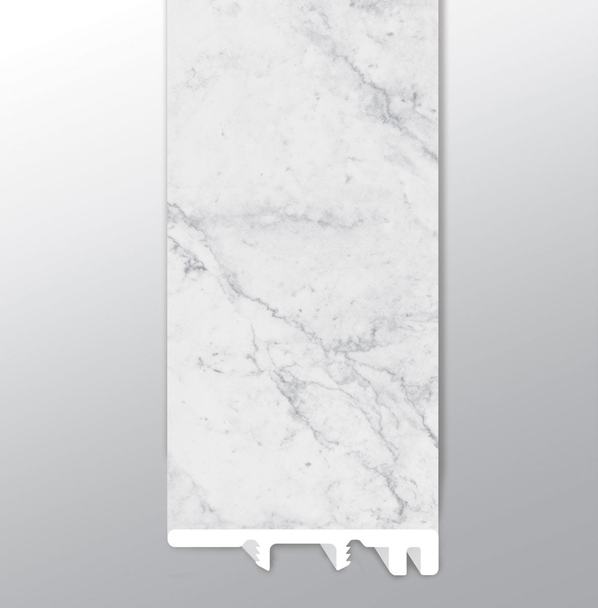 MSI Trecento Carrara Avell End Cap — Flooring Trim color-matched flooring trim molding