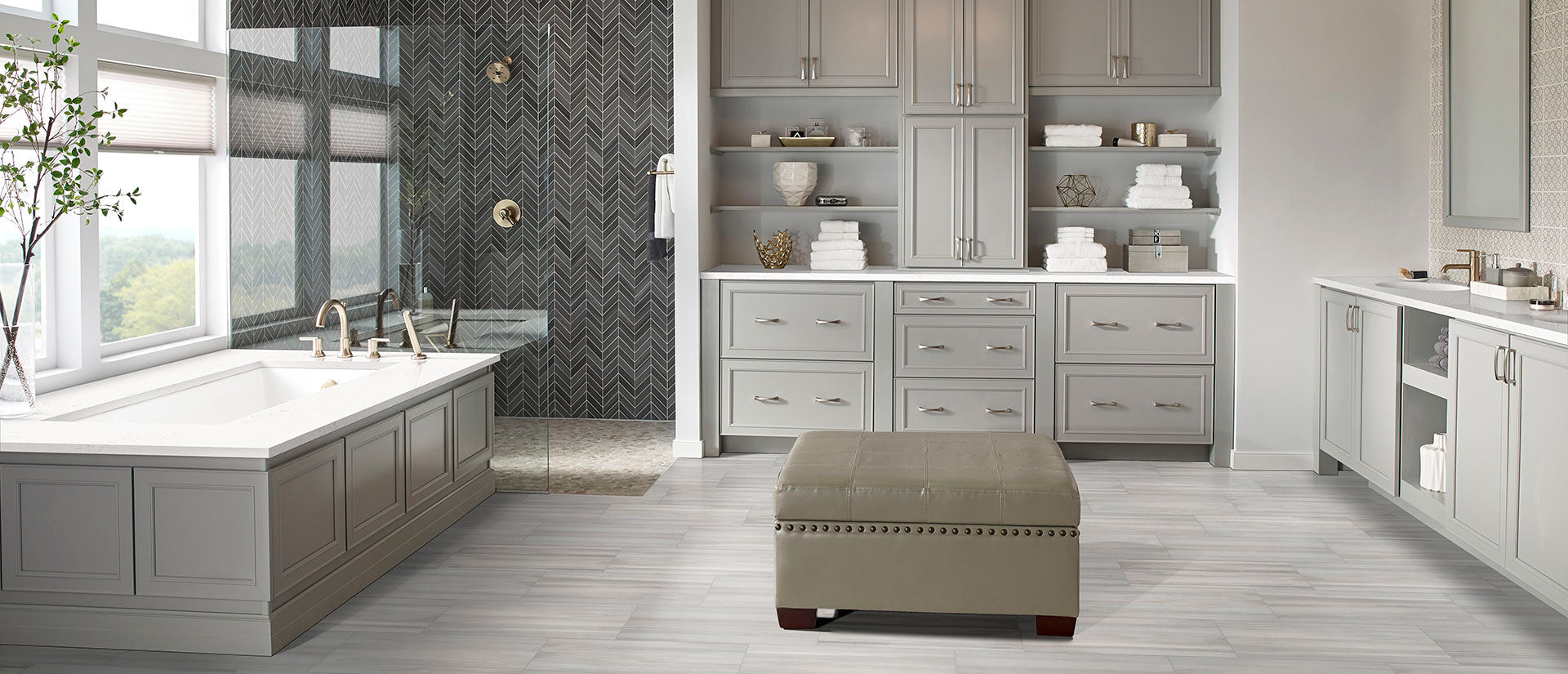 MSI Carrara Marmi - Quartz Island Countertop