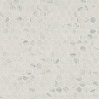 MSI Domino Carrara Matte Penny Round Mosaic — Porcelain Wall Tile