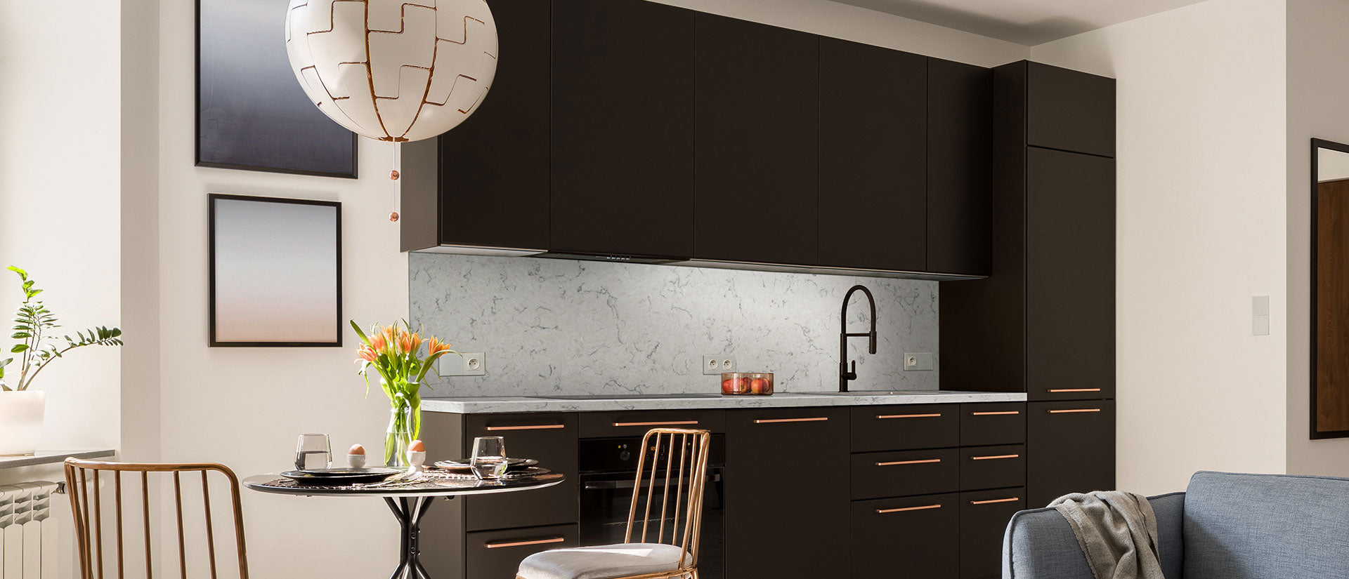 MSI Carrara Mist - Quartz Island Countertop