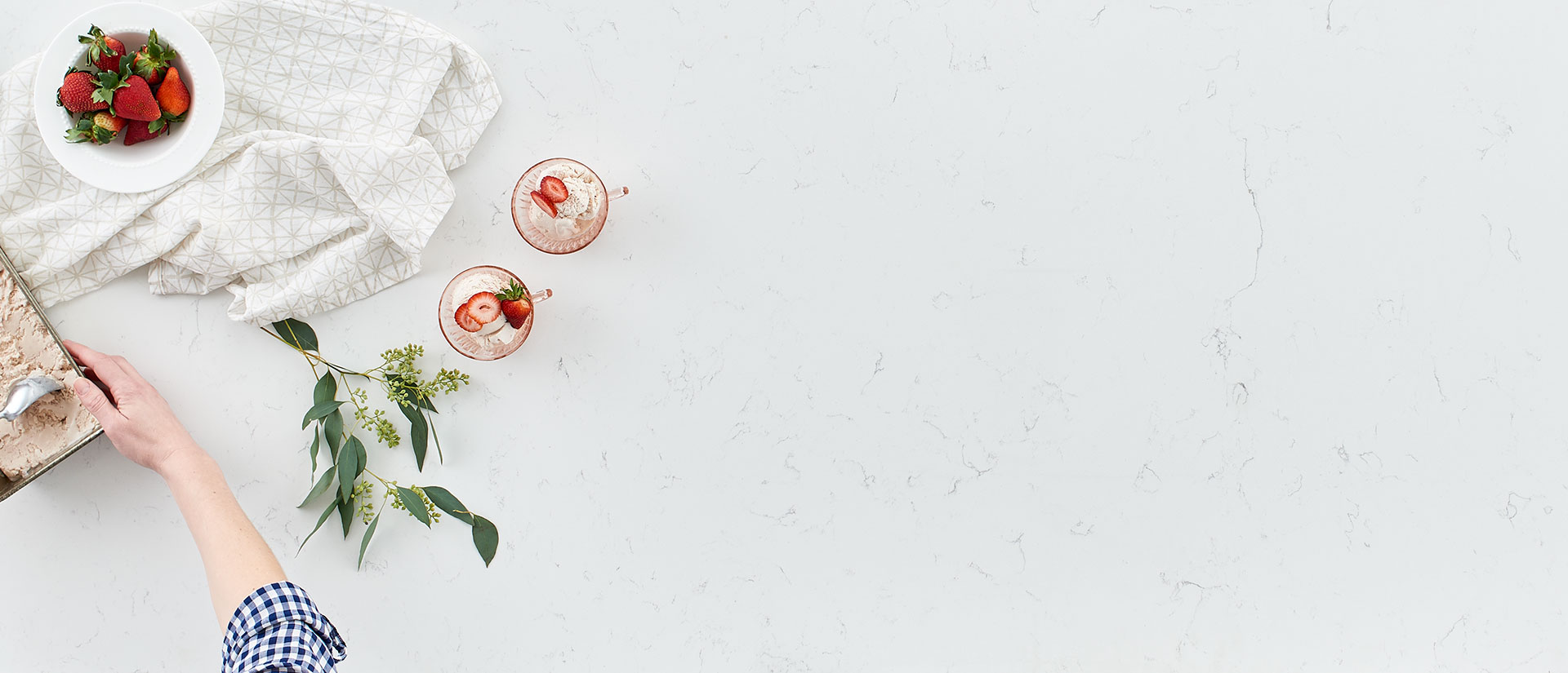 MSI Carrara Morro - Quartz Island Countertop