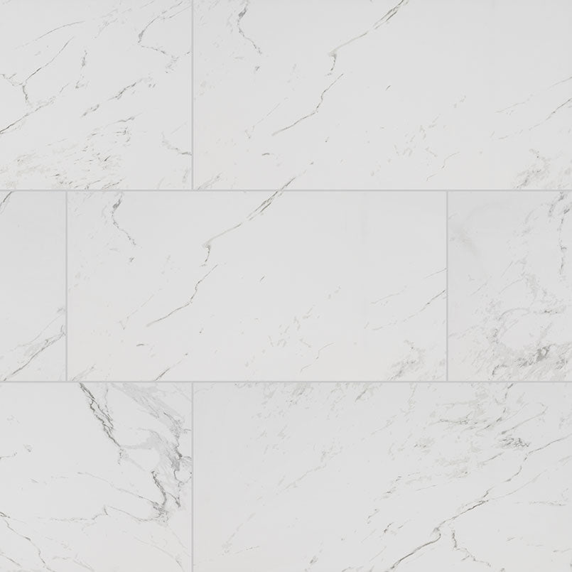 Pietra Carrara Porcelain Tile (12 x 24)