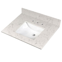 MSI Carrara Sky Vanity Tops — surface detail in natural tonality