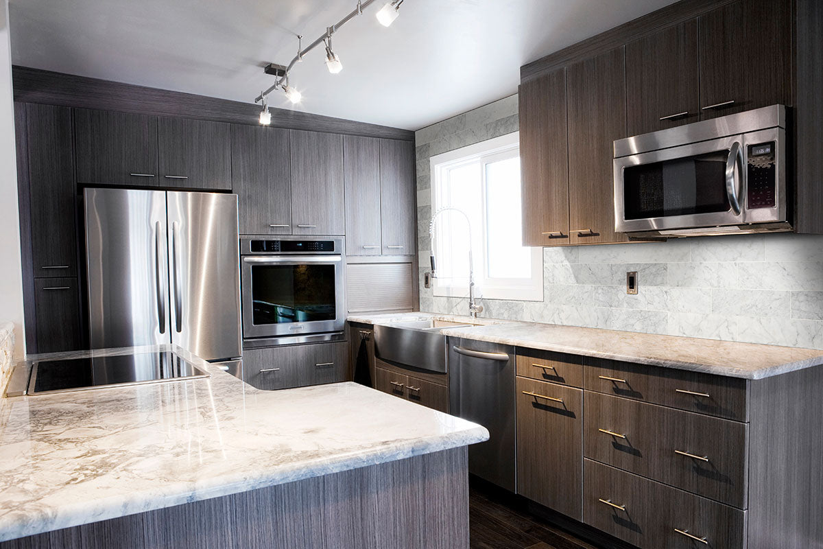 MSI Carrara White Marble Tile 4x12 — surface detail in white tonality