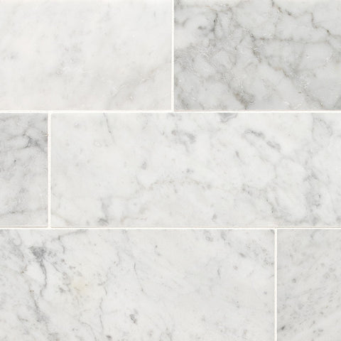 MSI Carrara White Marble Tile 4x12