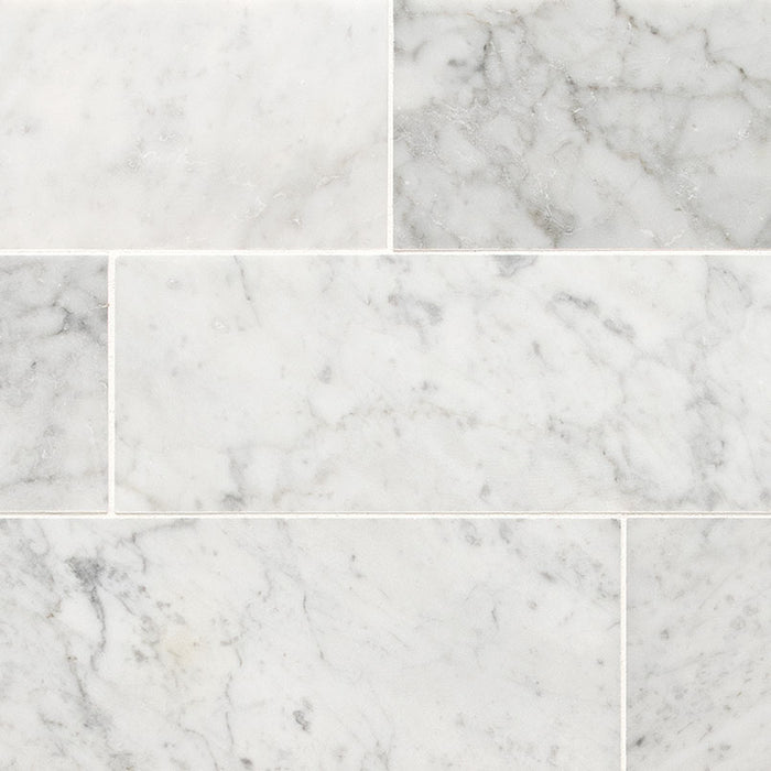 MSI Carrara White Marble Tile 4x12