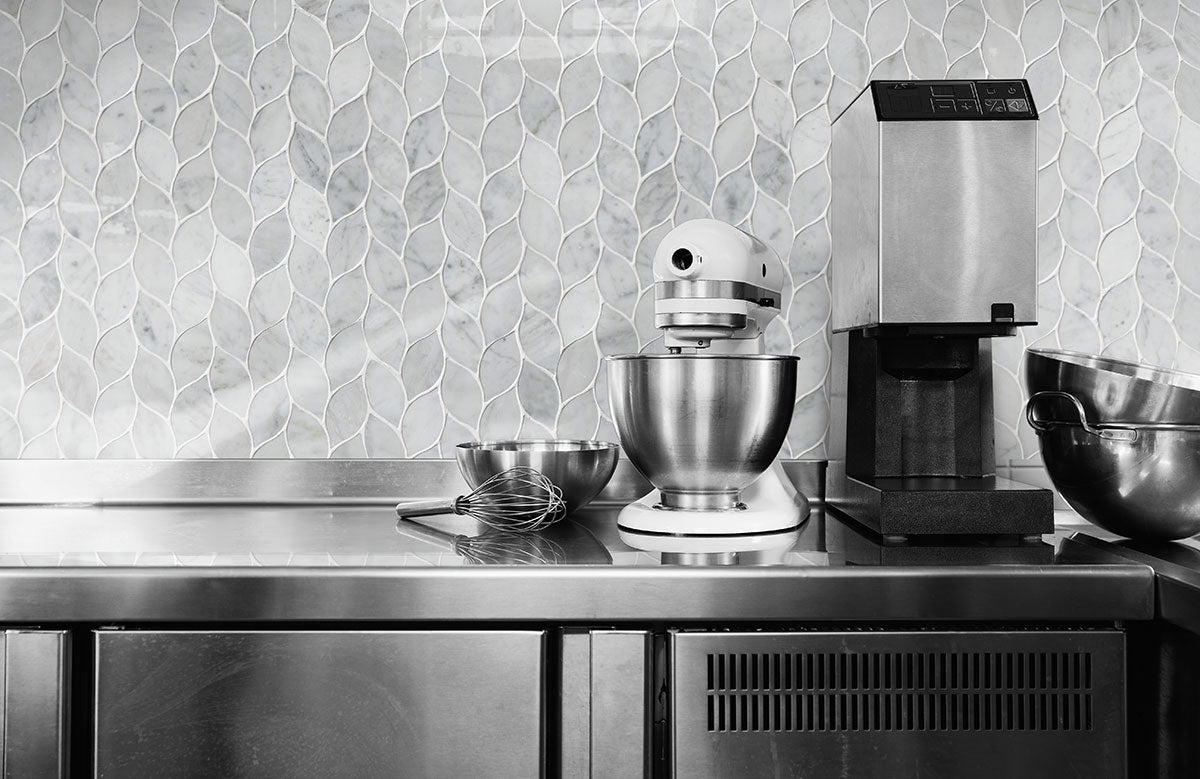 MSI Carrara White Blanco Pattern Tile — surface detail in white tonality