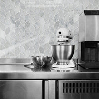MSI Carrara White Blanco Pattern Tile — surface detail in white tonality