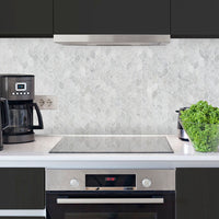 MSI Carrara White Blanco Pattern Tile — surface detail in white tonality