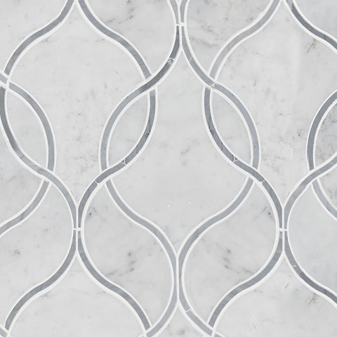 MSI Carrara White Ellipsis Tile