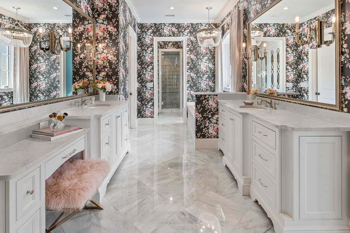 MSI Carrara White — surface detail in white tonality quarried heritage stone slab for residential install