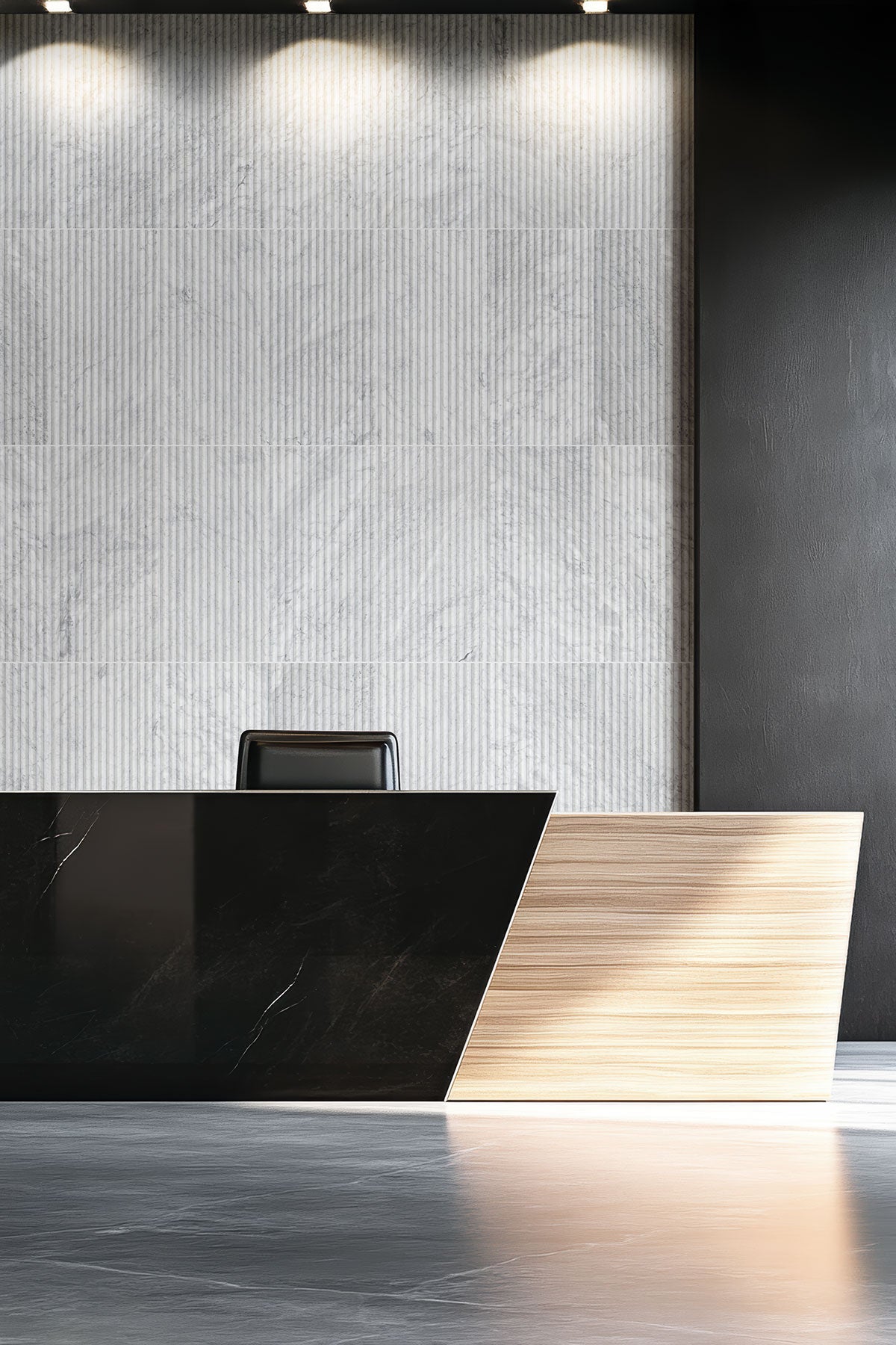 MSI Carrara White Milano Ribbon 12x24 Honed — surface detail in white tonality