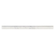Carrara White Pencil Moulding - Honed
