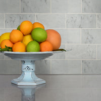 MSI Carrara White Subway Tile 3x6 — surface detail in white tonality