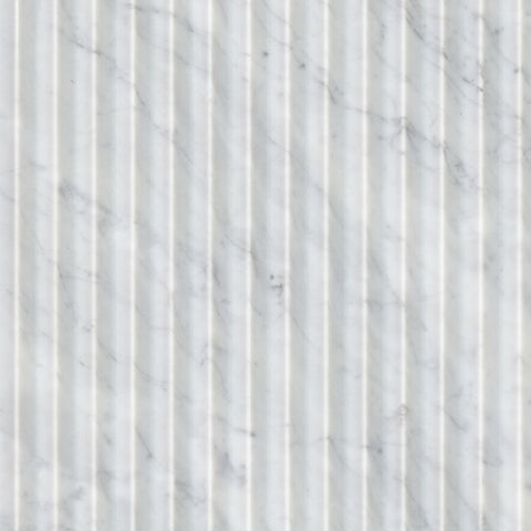 MSI Carrara White Valentino Fluted 12x24 Honed