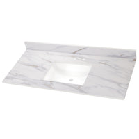 MSI Calacatta Castana Vanity Tops — surface detail in natural tonality