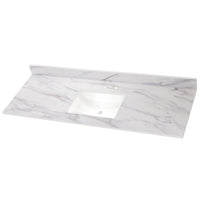 MSI Calacatta Castana Vanity Tops — surface detail in natural tonality