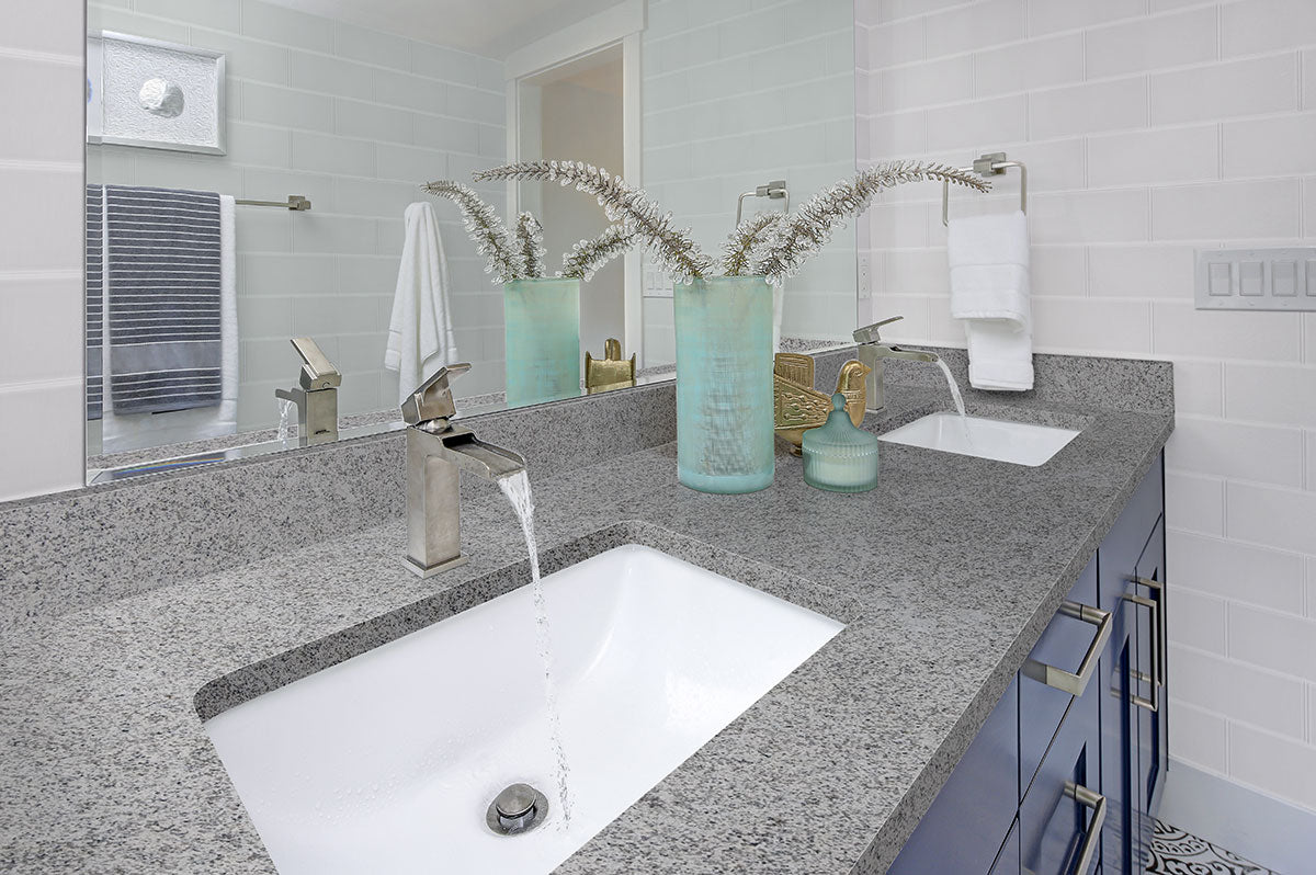 MSI Ceara White — surface detail in white tonality quarried slab for kitchen and counter install