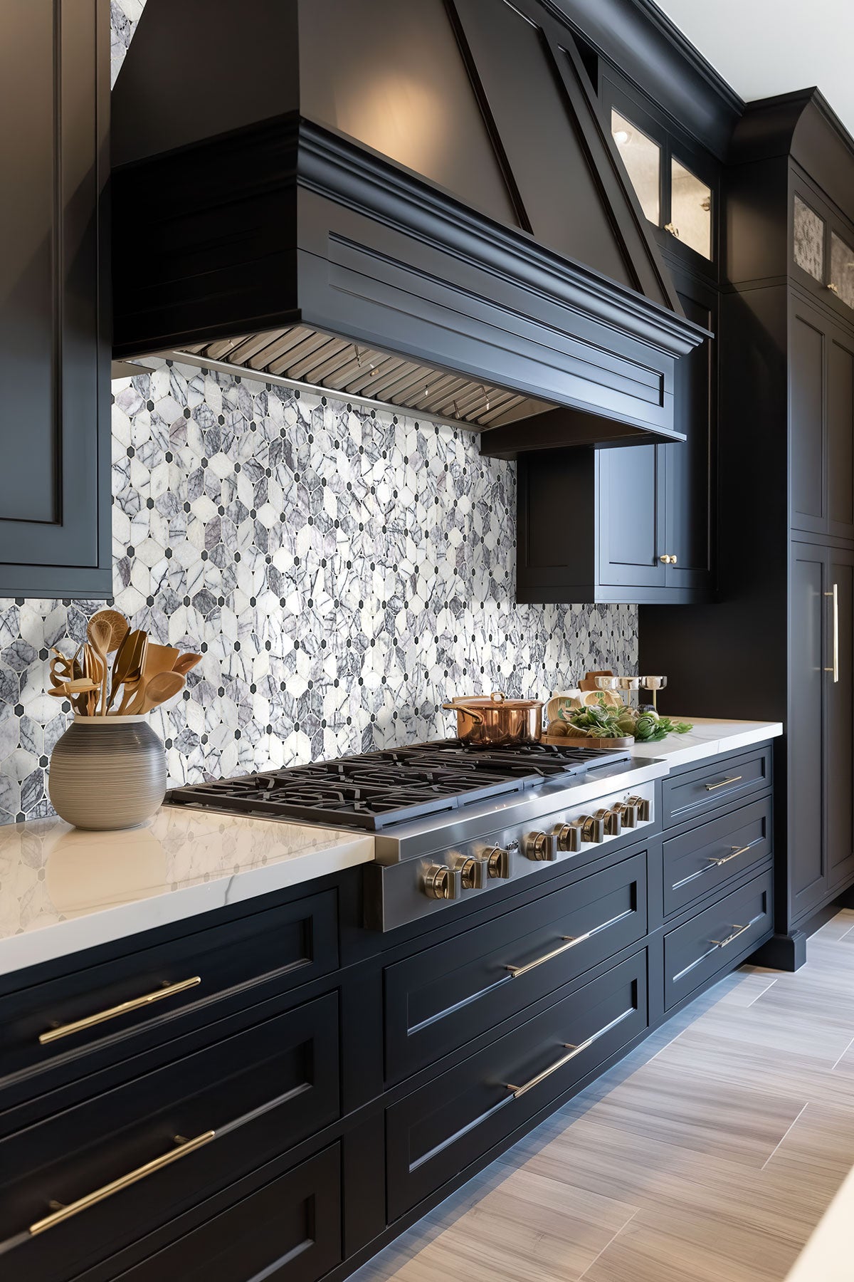 MSI Cecily Lilac Polished Tile — surface detail in natural tonality