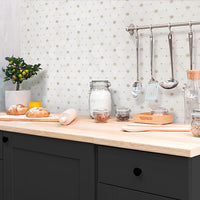 MSI Bianco Dolomite Cecily Pattern Marble Tile — surface detail in natural tonality