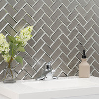 MSI Champagne Bevel Herringbone 8mm — surface detail in champagne tonality